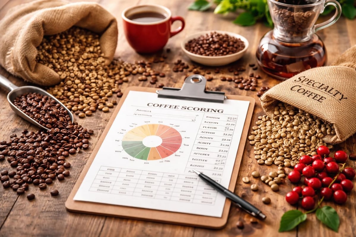 Specialty coffee quality spectrum