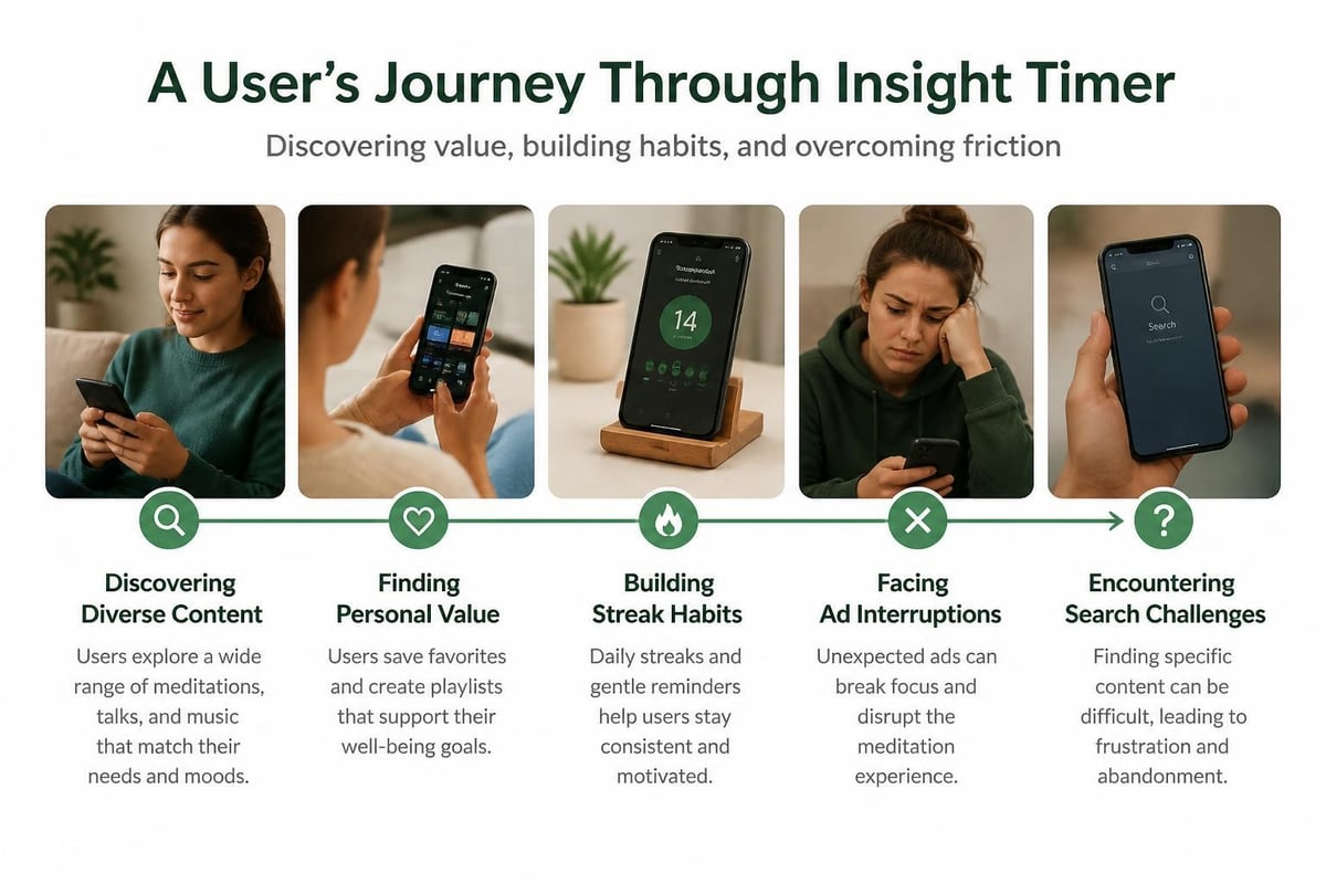 Insight Timer user experience patterns