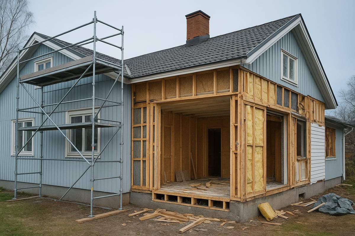 Mitä on talon peruskorjaus?