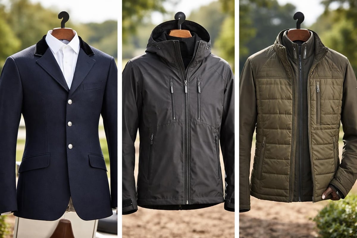 Types of mens riding coats