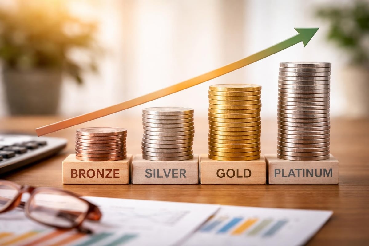 Health Plans of North Carolina: Complete 2026 Guide 2 Marketplace plan metal tiers