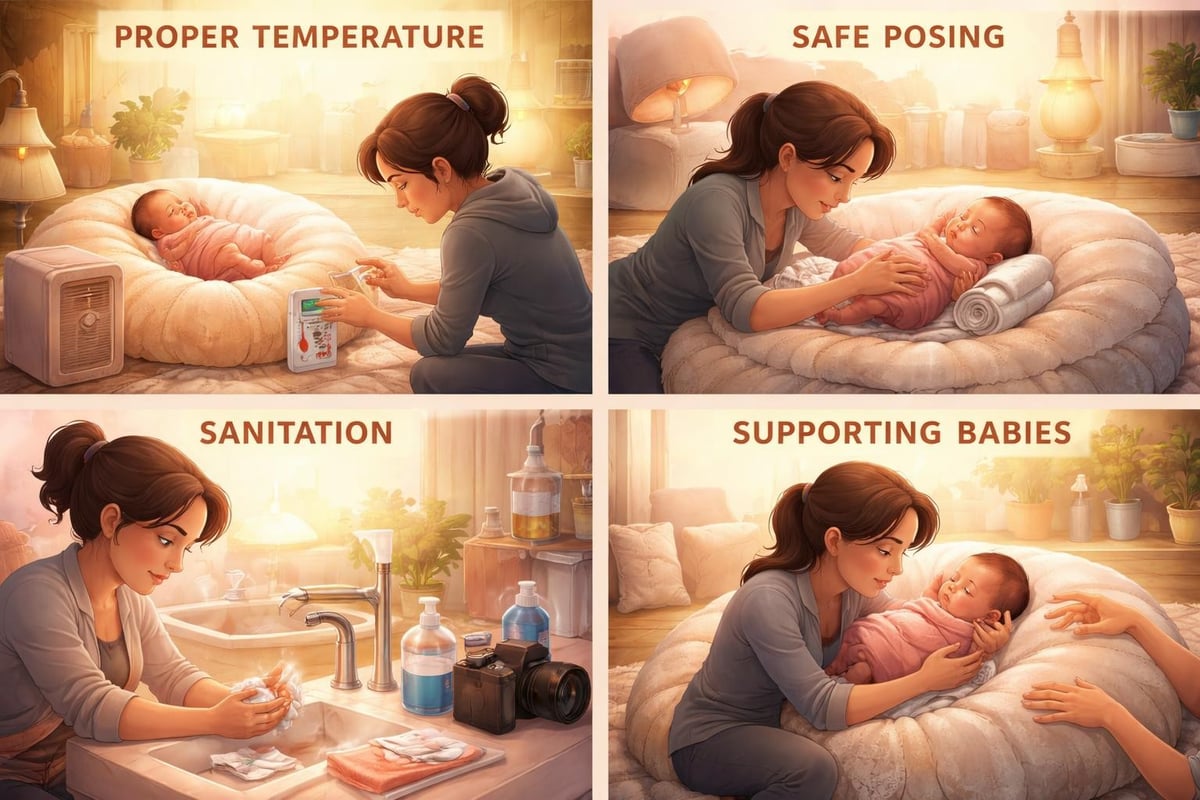 Newborn photography safety considerations