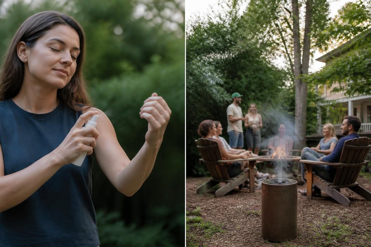 Comparison of mosquito repellent delivery methods