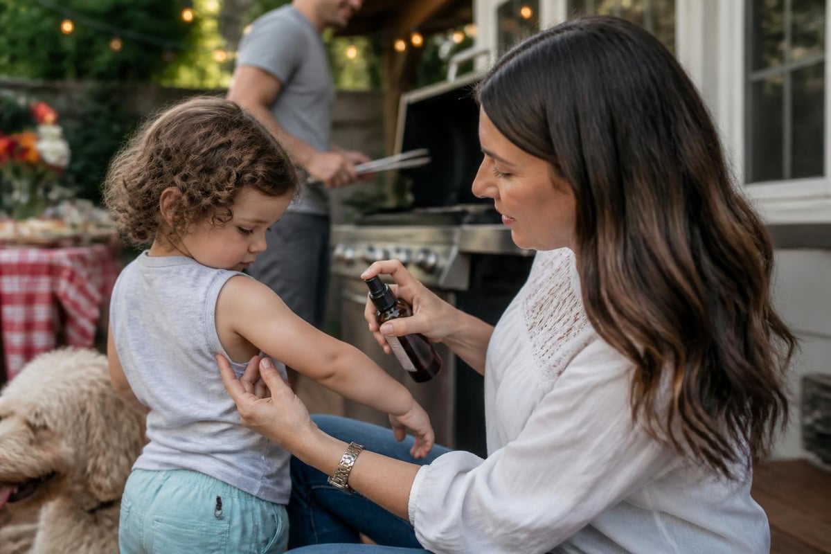 Family safety considerations for different mosquito repellent types