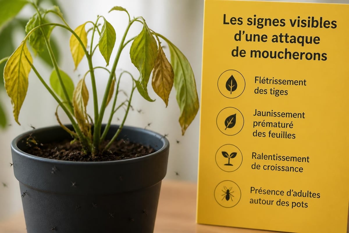 Symptômes d'infestation