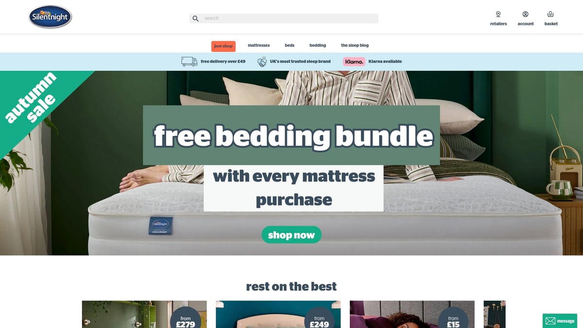 7 Top Bed Best Quality Choices for Luxurious Sleep in 2025 - Silentnight Eco Comfort Breathe 2000 Divan Bed
