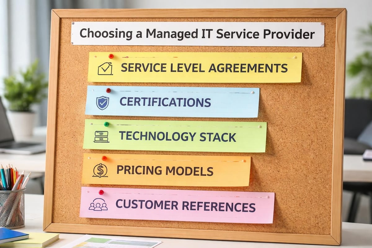 MSP evaluation checklist