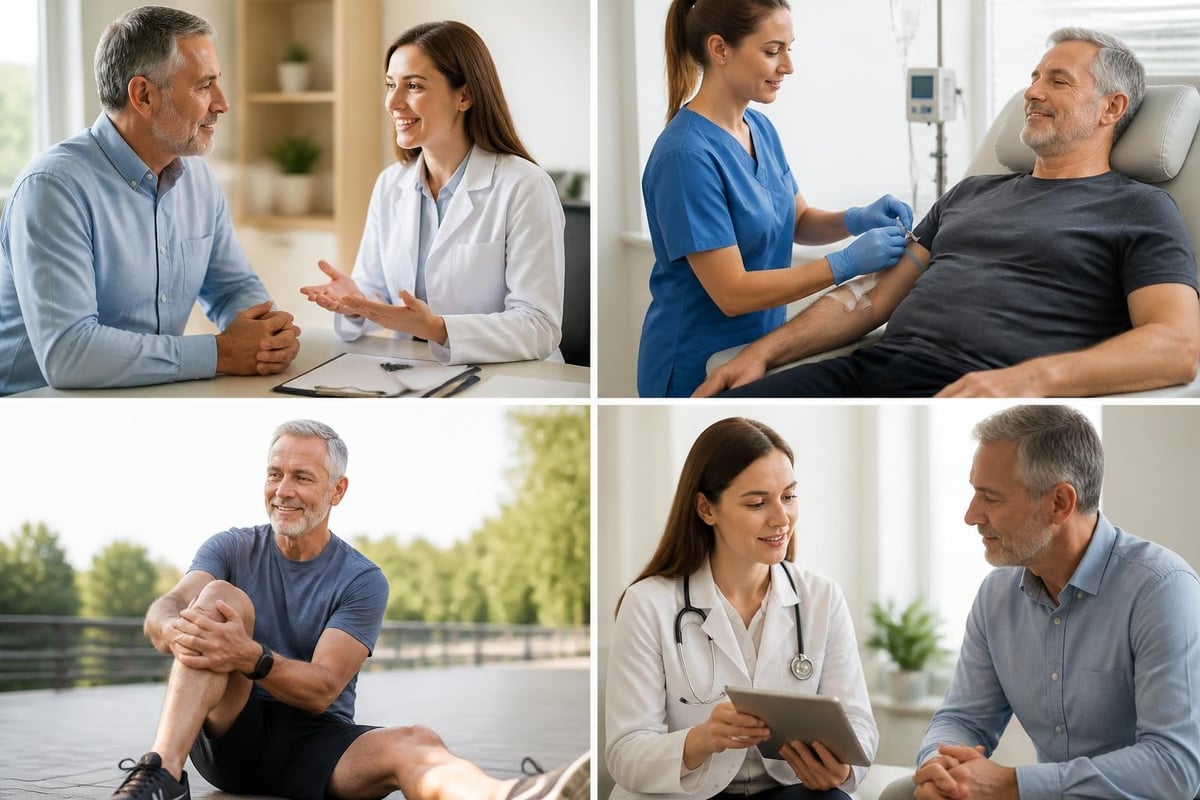 Patient treatment journey timeline
