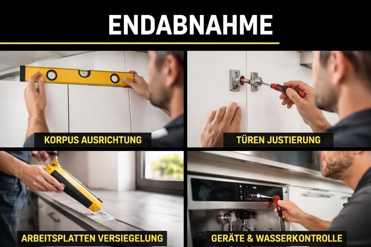 Kitchen installation quality check