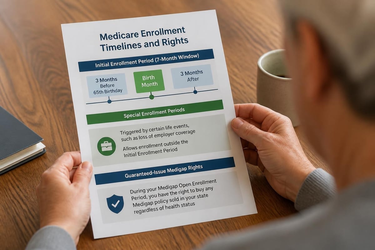 Private Health Insurance and Medicare: A Complete Guide 2 Medicare enrollment timeline