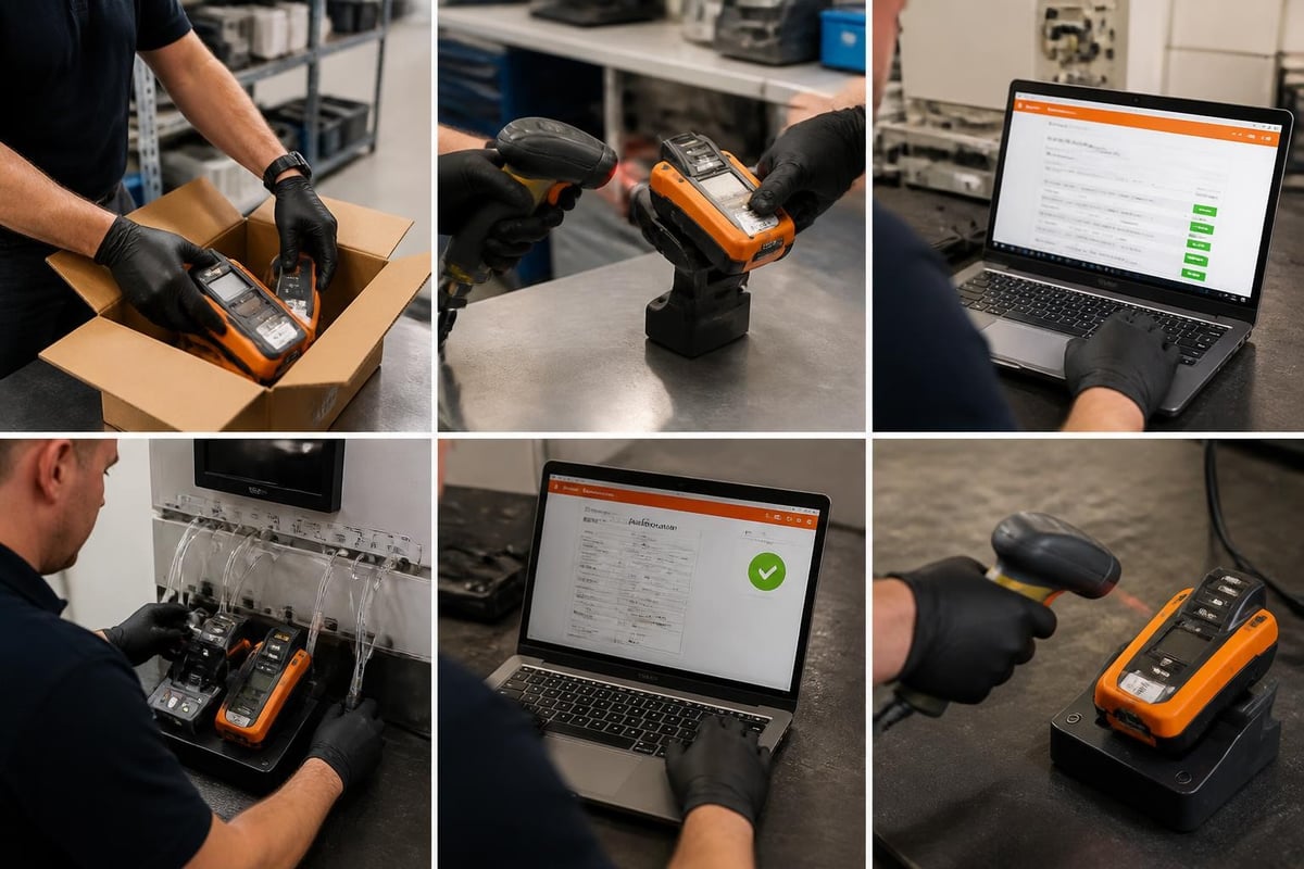 QR Code Asset Tracking: Systems, Workflows & Best Practices Gas detection equipment service workflow