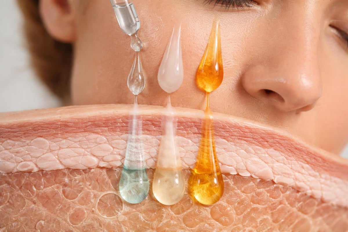 Serum layering sequence