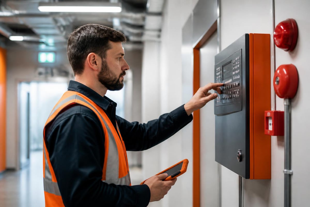 Alarm system maintenance cycle
