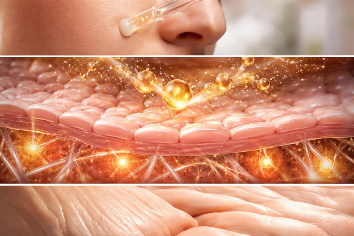 Retinol skin transformation process