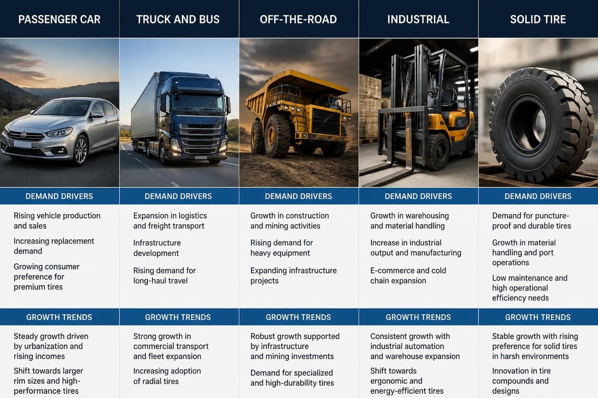 Wholesale Tires: A Complete Guide for Distributors 2026 2 Wholesale tire category breakdown