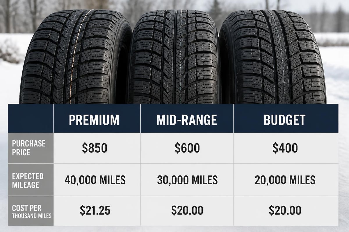 Winter tire cost analysis