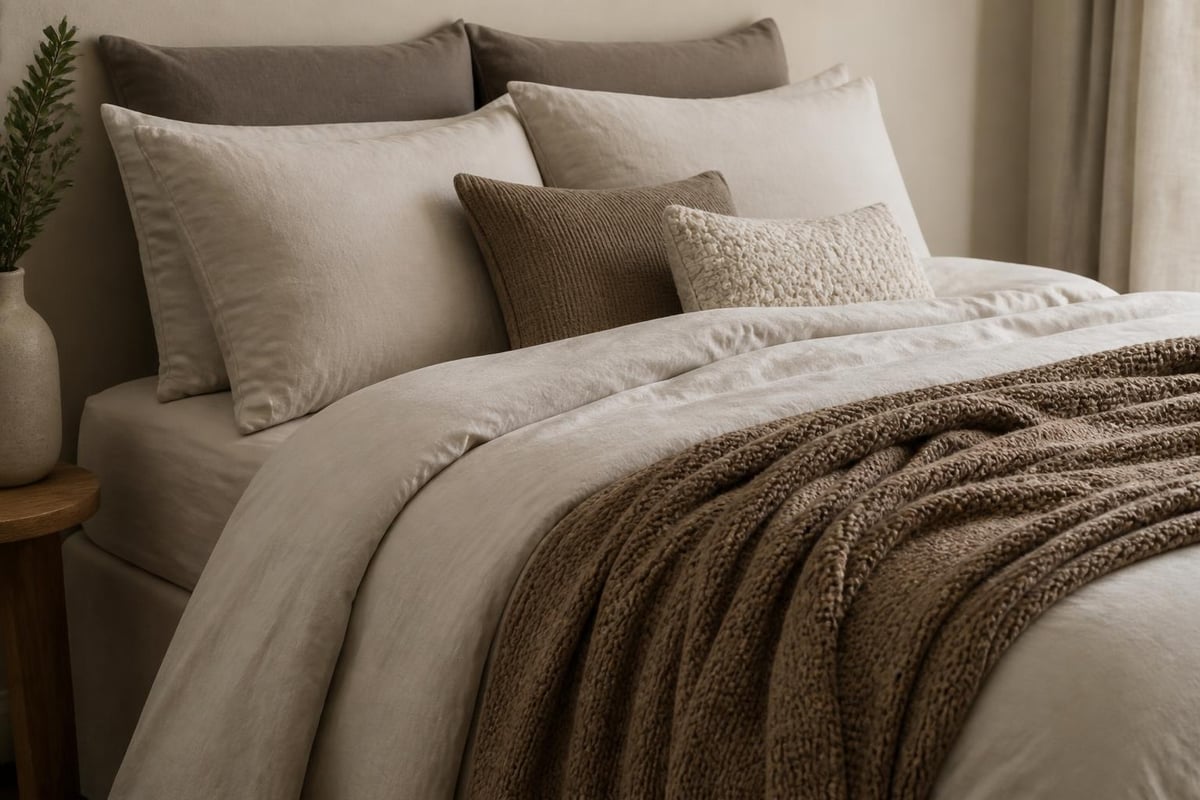 Layering bedding textures
