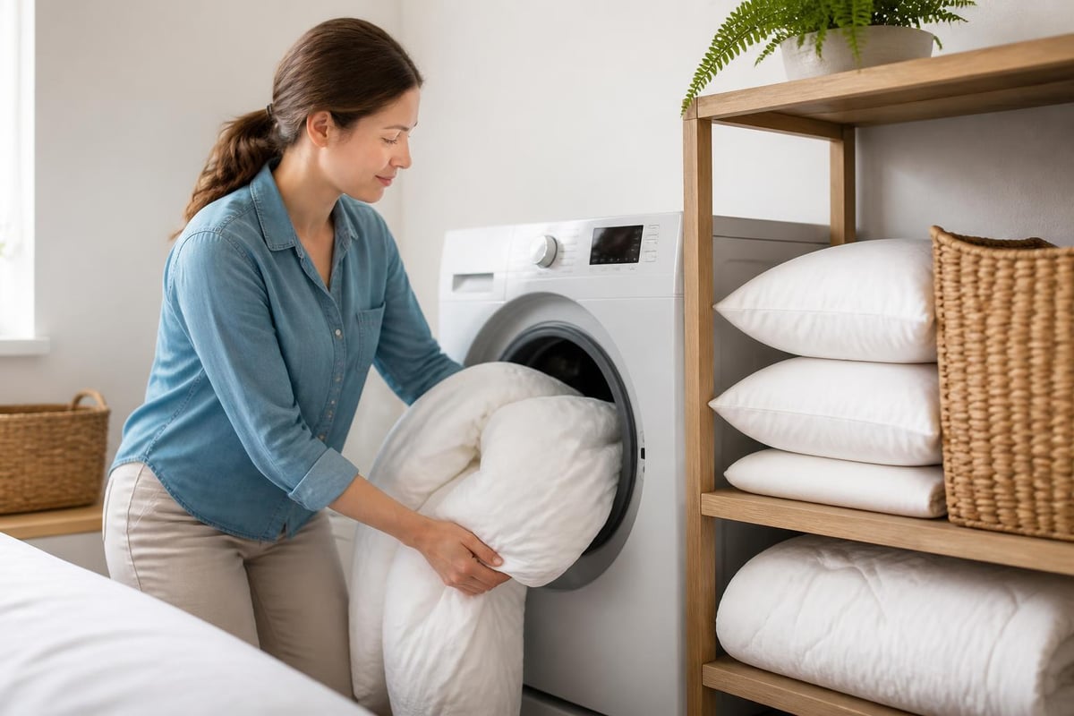 Bedding care routine