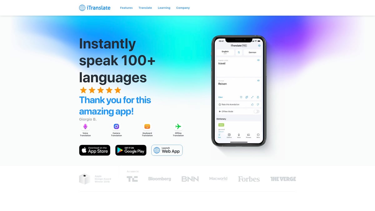 7 Essential Application to Translate Languages for 2026 - iTranslate
