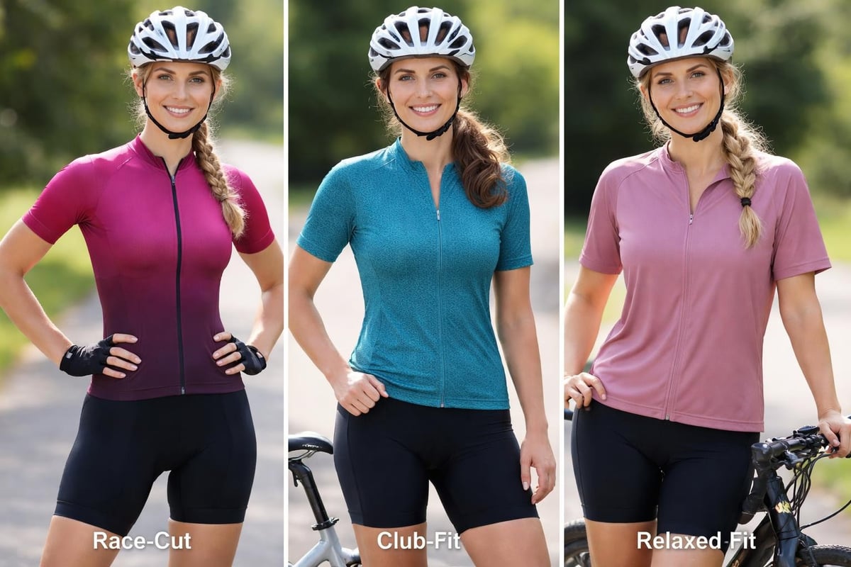 Cycling jersey style categories