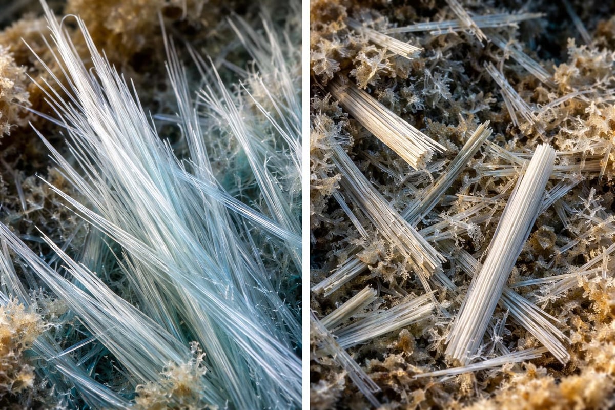 Asbestfaser-Merkmale