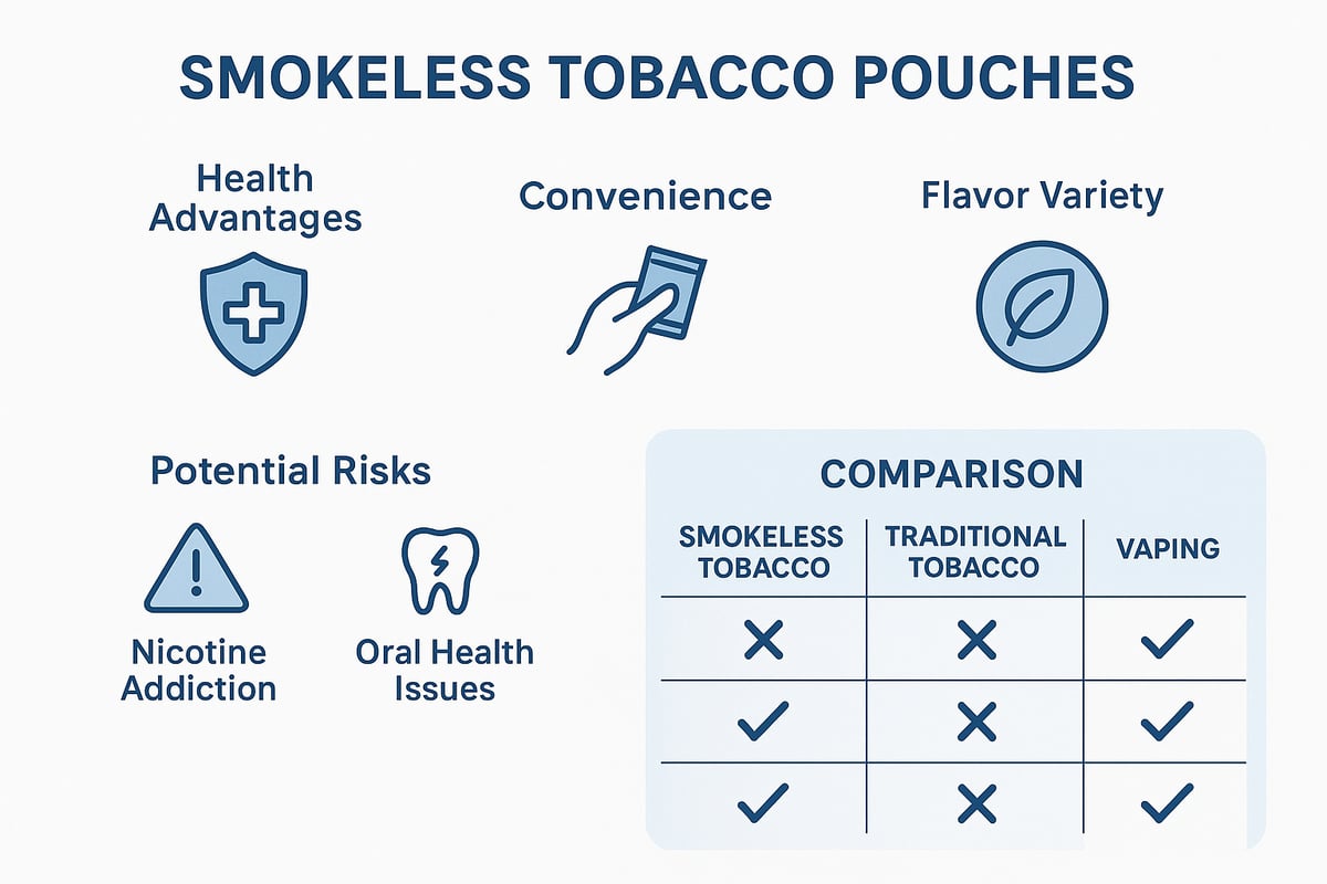 Benefits and Drawbacks of Smokeless Tobacco Pouches
