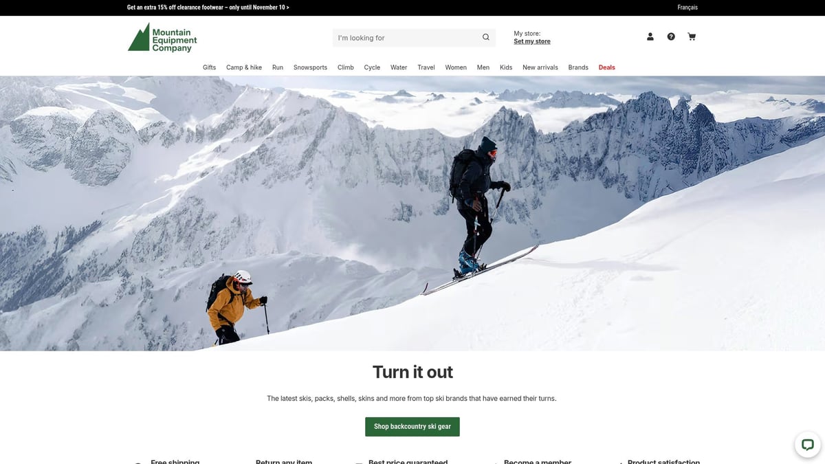 9 Best Outdoor Sporting Goods Stores to Visit in 2025 - Mountain Equipment Co-op (MEC)