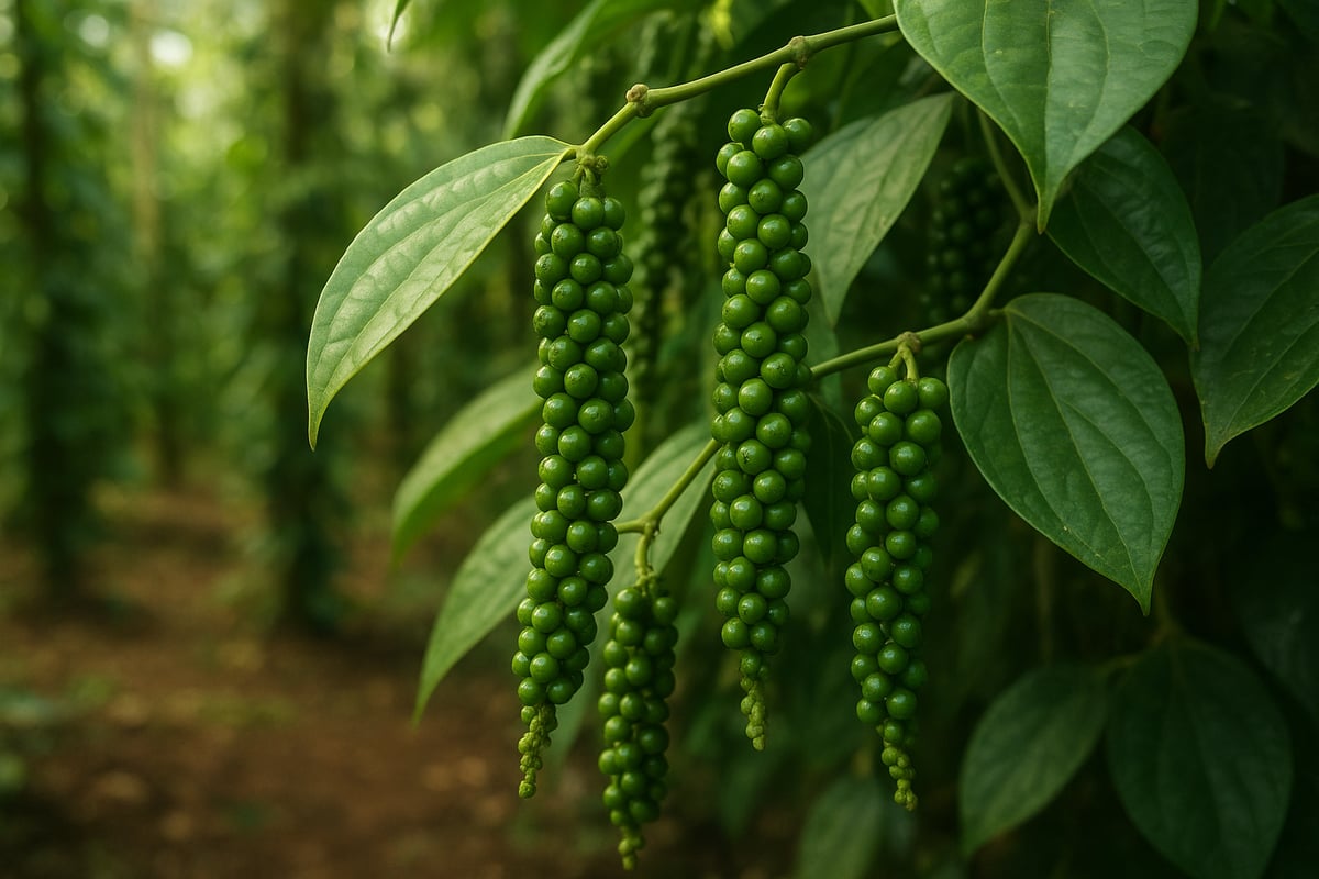 Origines et histoire du poivre vert