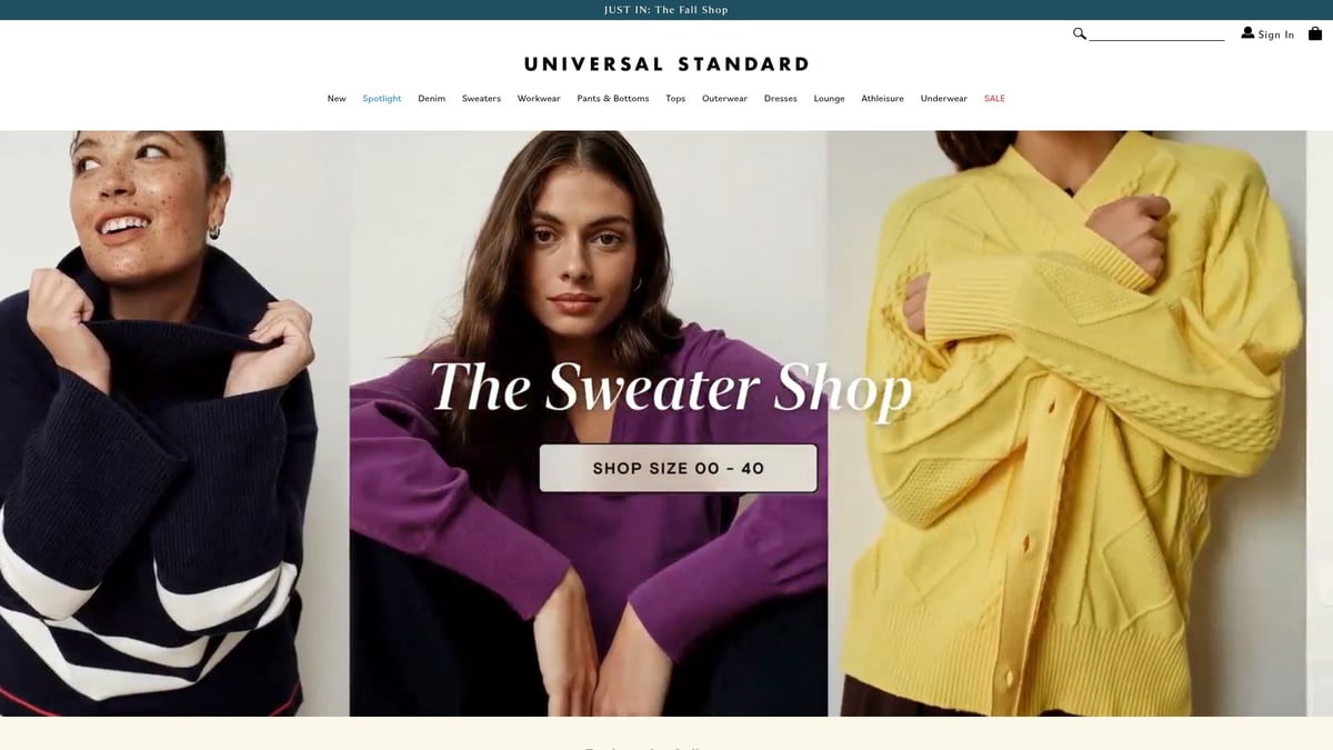 9 Essential Plus Size Clothing Online Picks for 2025 - Universal Standard: Size-Inclusive Everyday Staples