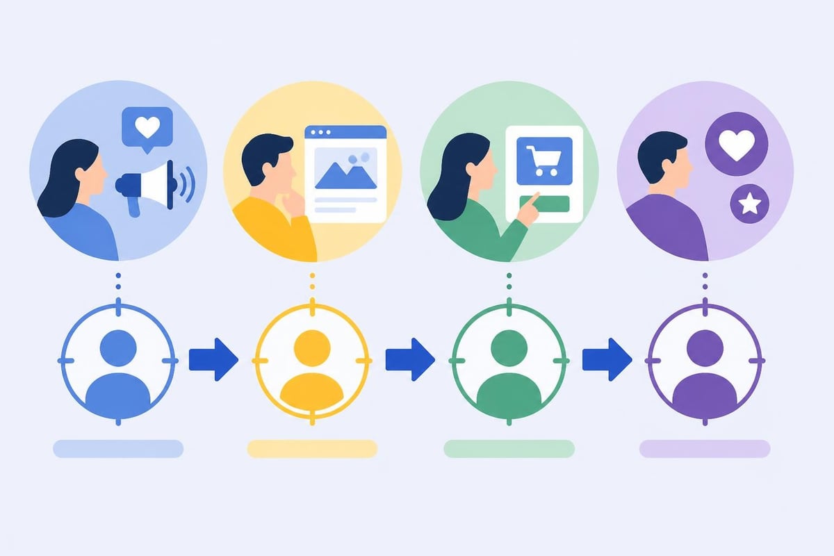 Audience targeting funnel