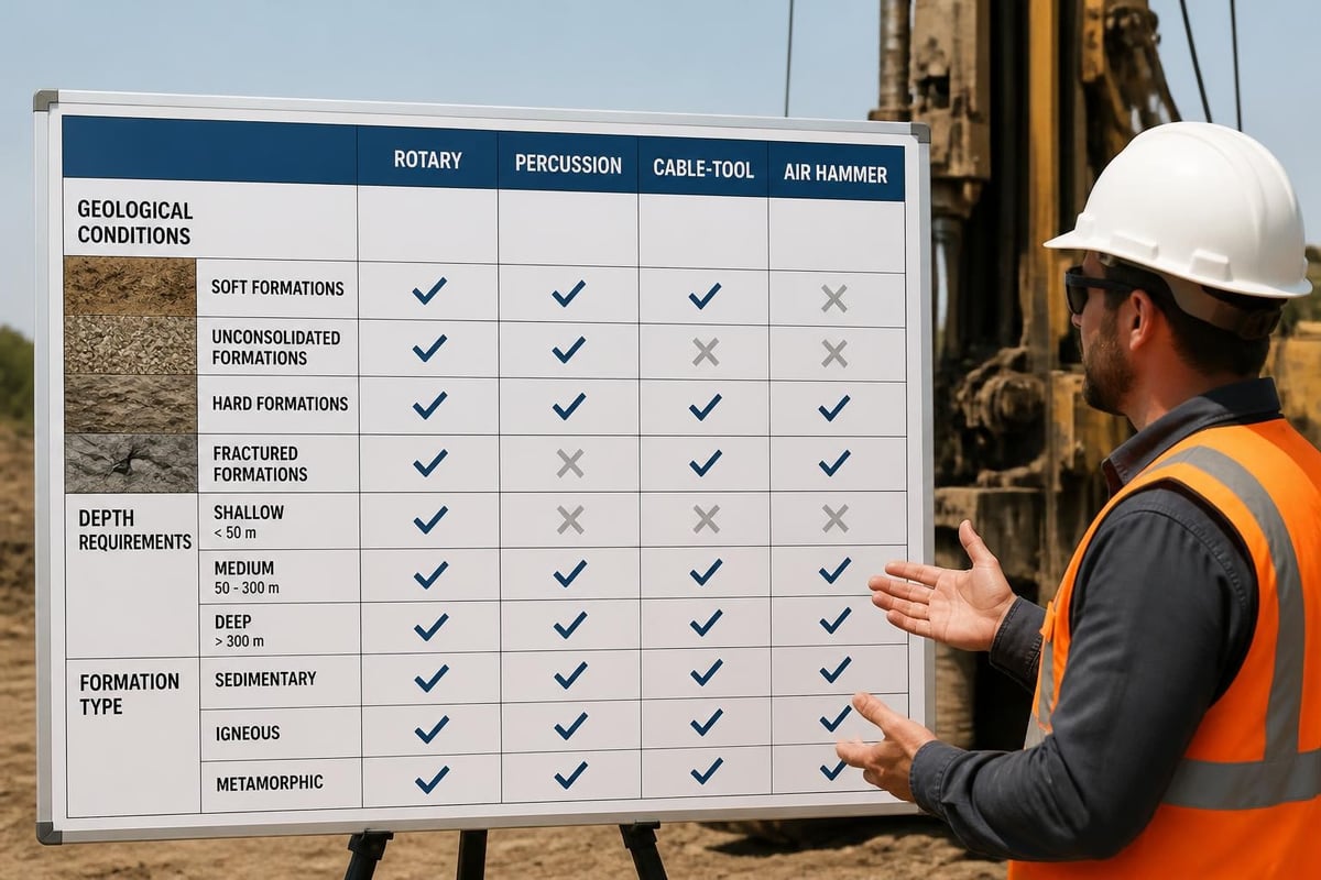 Drilling method selection
