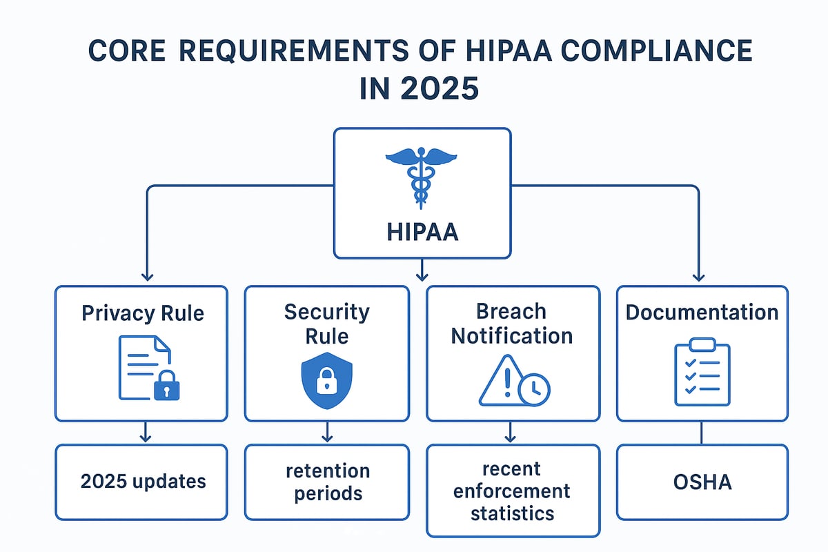 Core Requirements of HIPAA Compliance in 2025