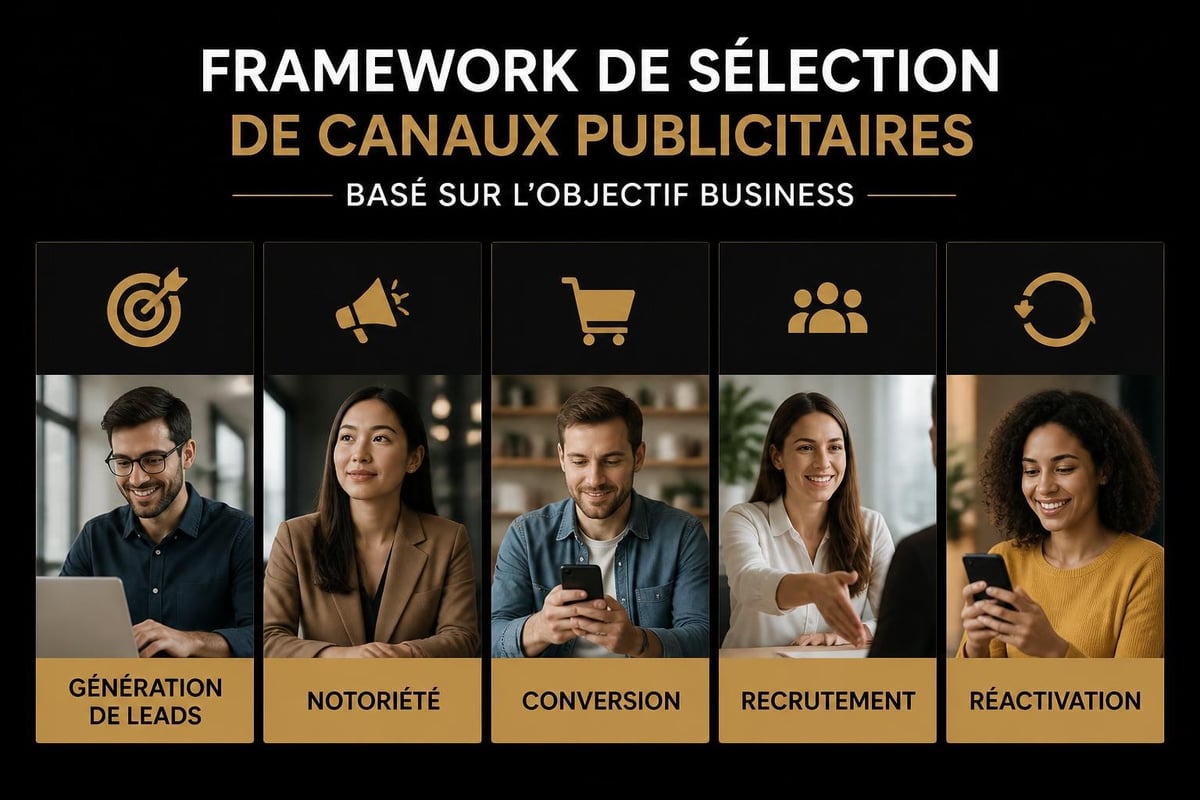 Advertising channel selection framework