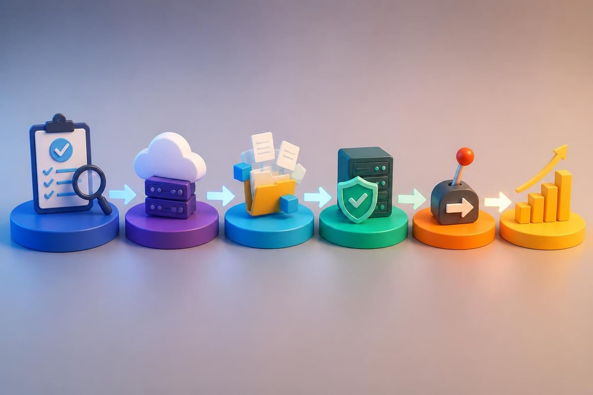 Migration workflow steps