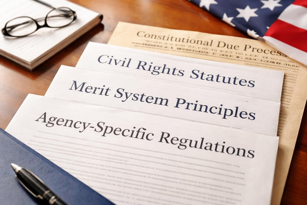 Federal employment protection layers