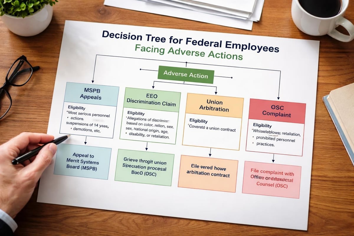 Federal employee appeal options