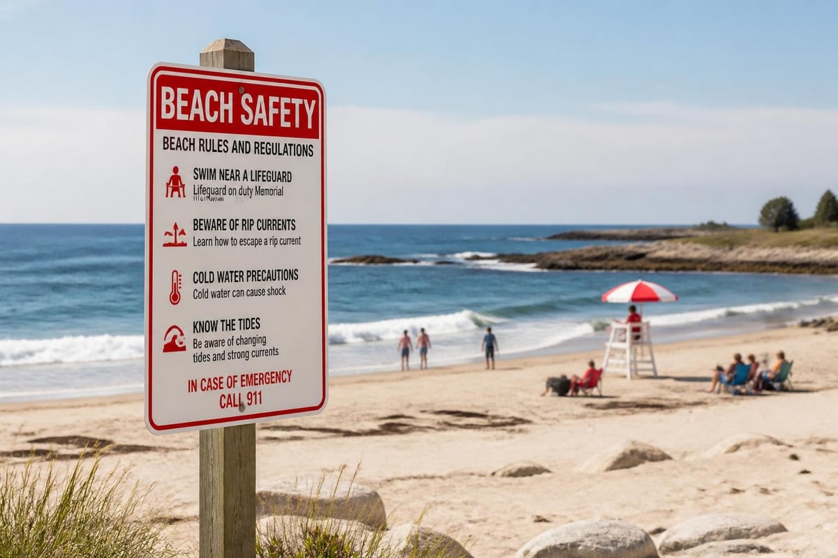 Maine beach safety