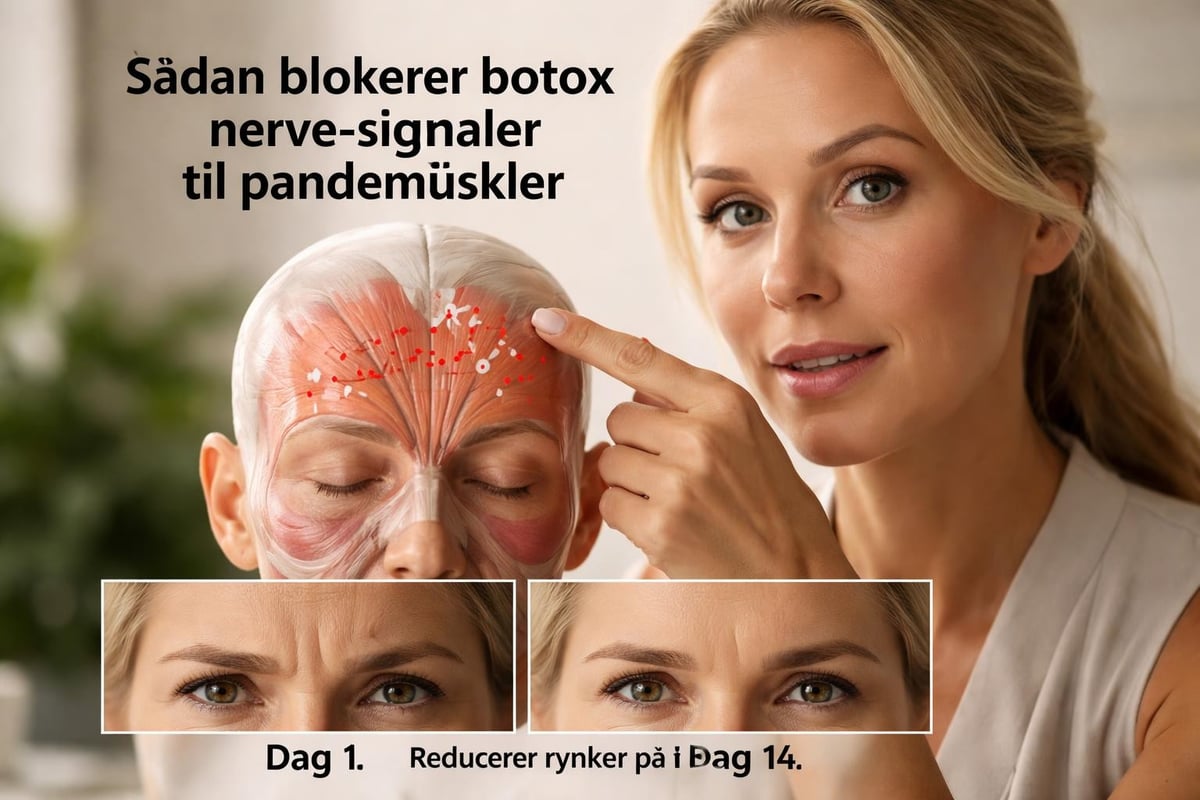 Botox virkning i pandmuskulatur