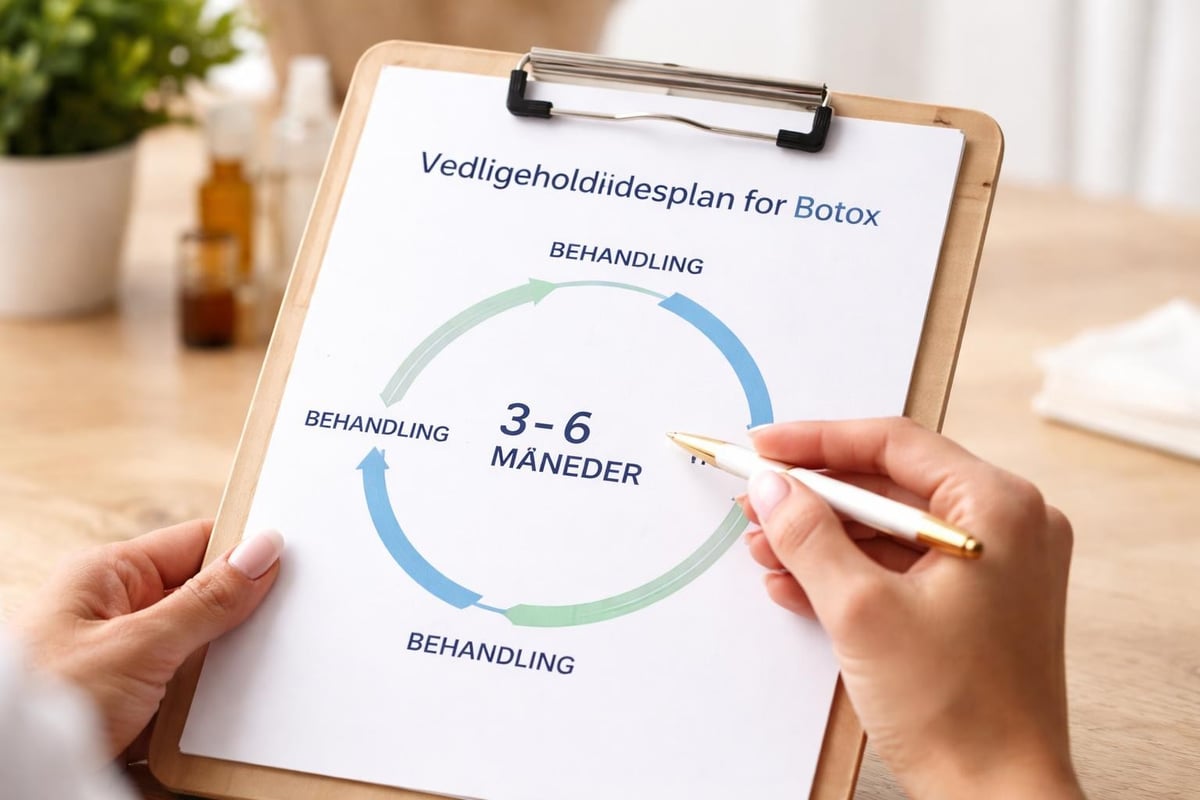 Botox vedligeholdelsesplan