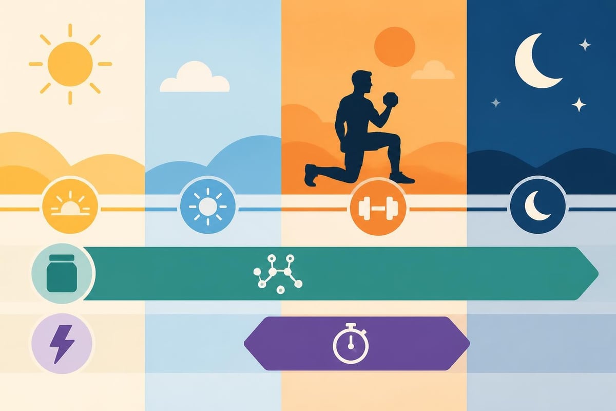 Pre workout supplement timing protocol