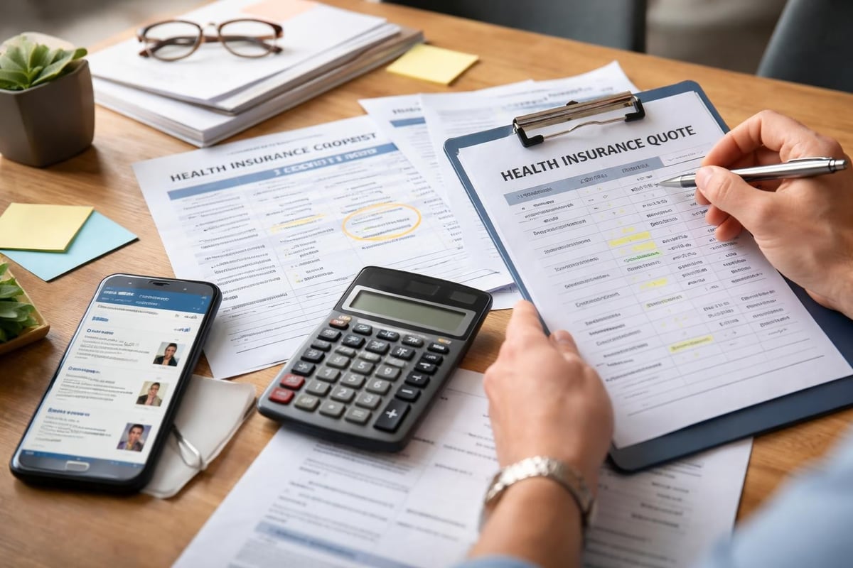 Quote Health Insurance: Essential Guide for 2026 2 Health insurance quote comparison process