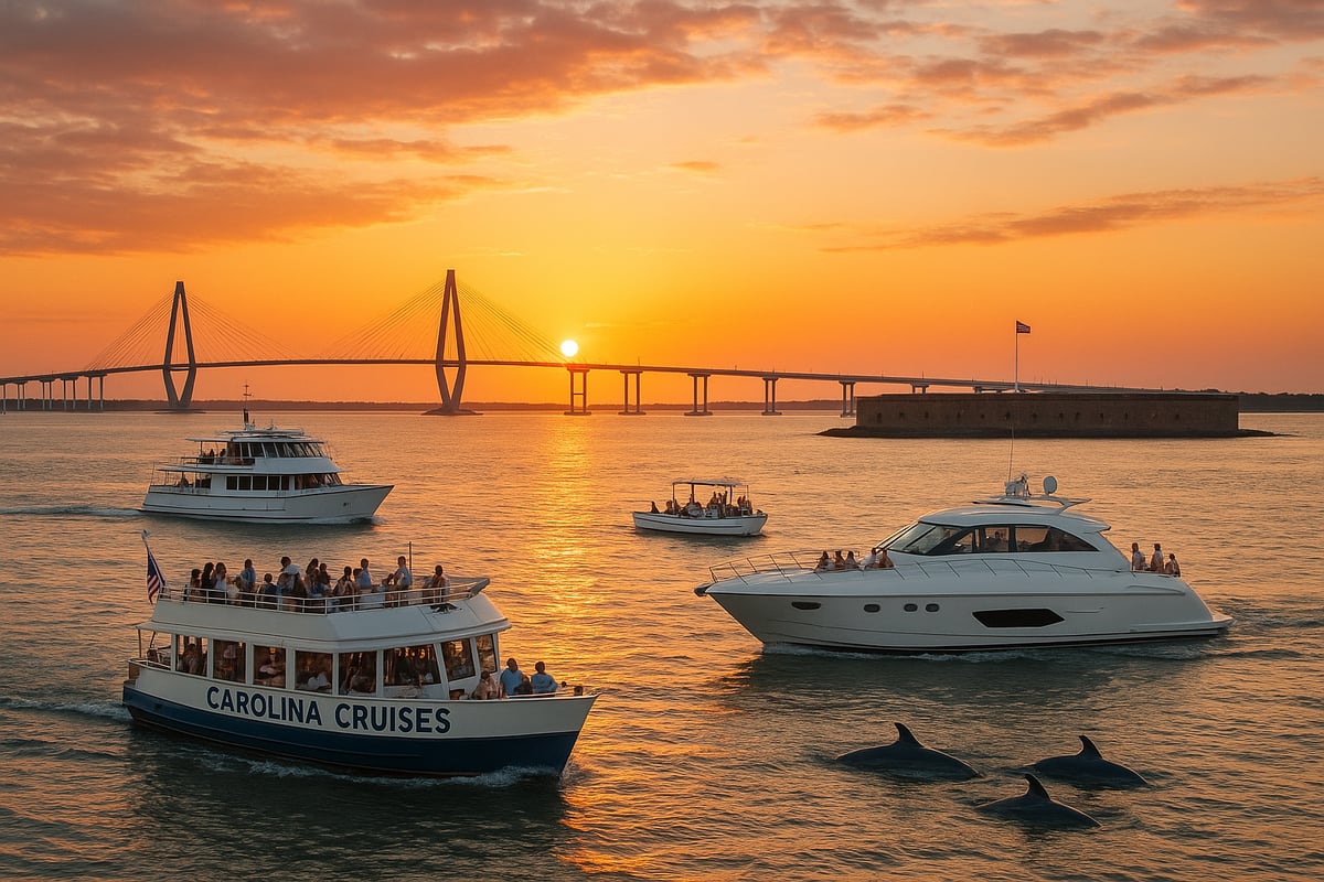 Types of Sunset Boat Cruises in Charleston