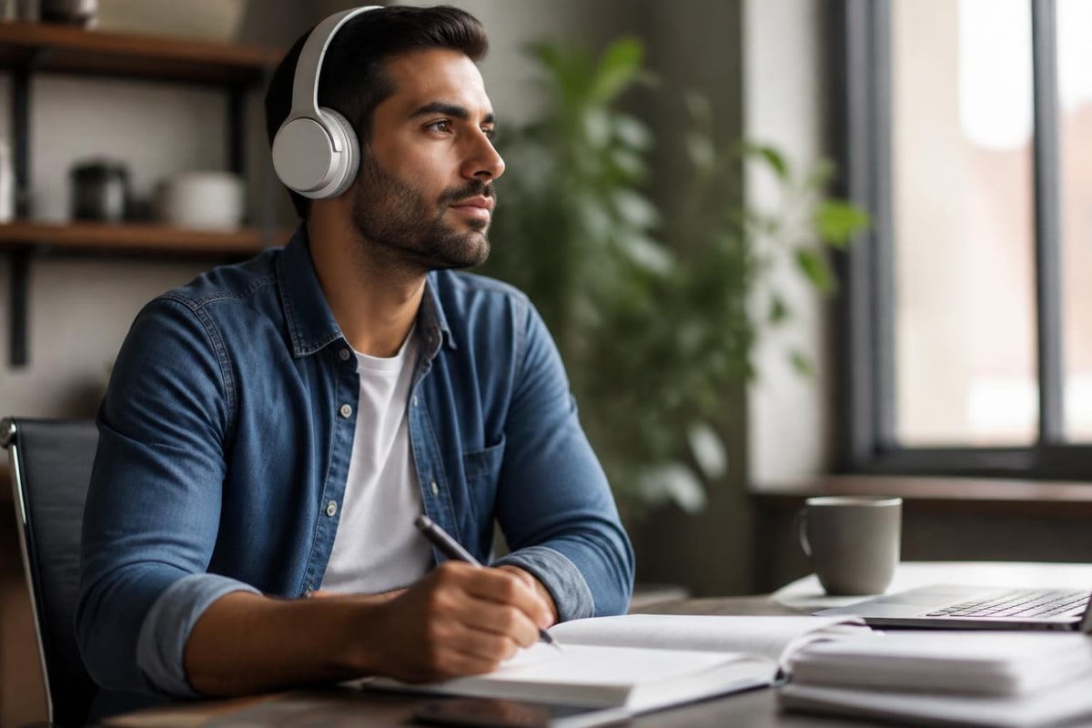 Business audiobook learning journey