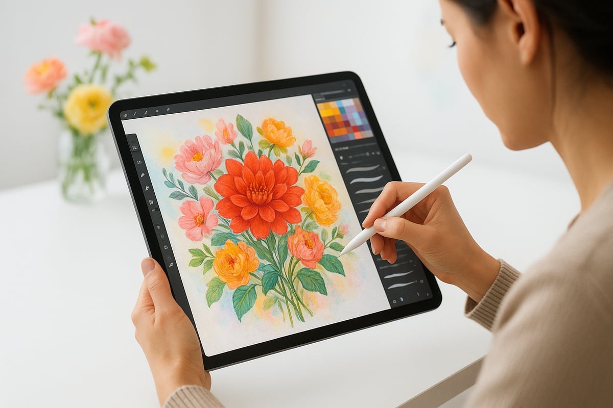 Digital Flower Artwork: Tools, Platforms, and Trends