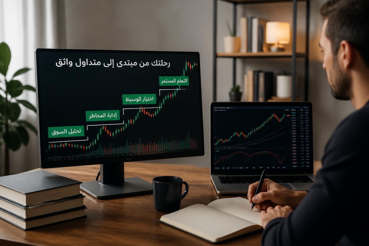 تعلم التداول: دليل شامل للمبتدئين في 2026