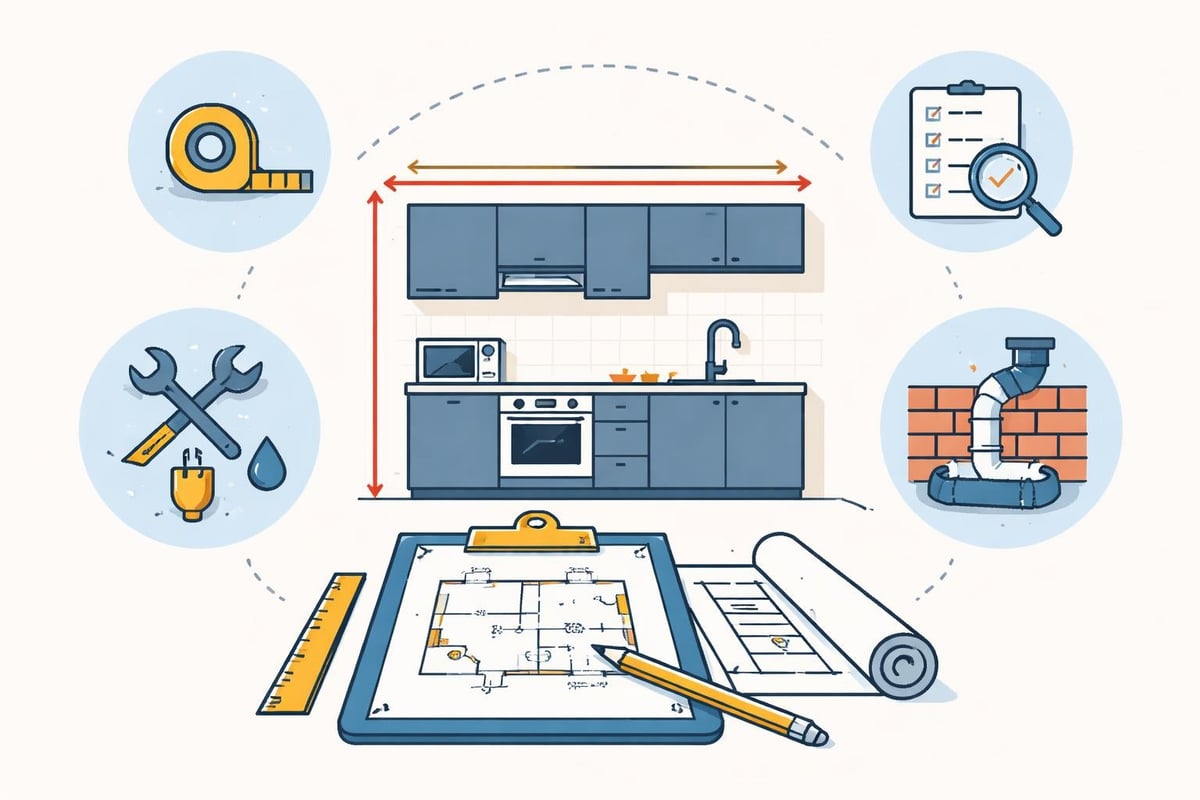 Küchenplanung Raumanalyse