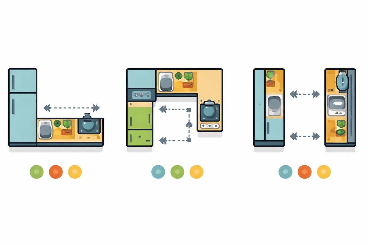 Küchenlayouts für kleine Räume