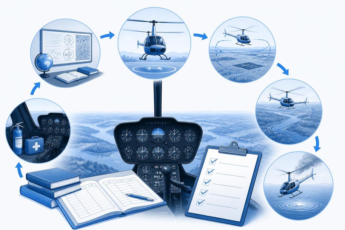 Helicopter training syllabus phases