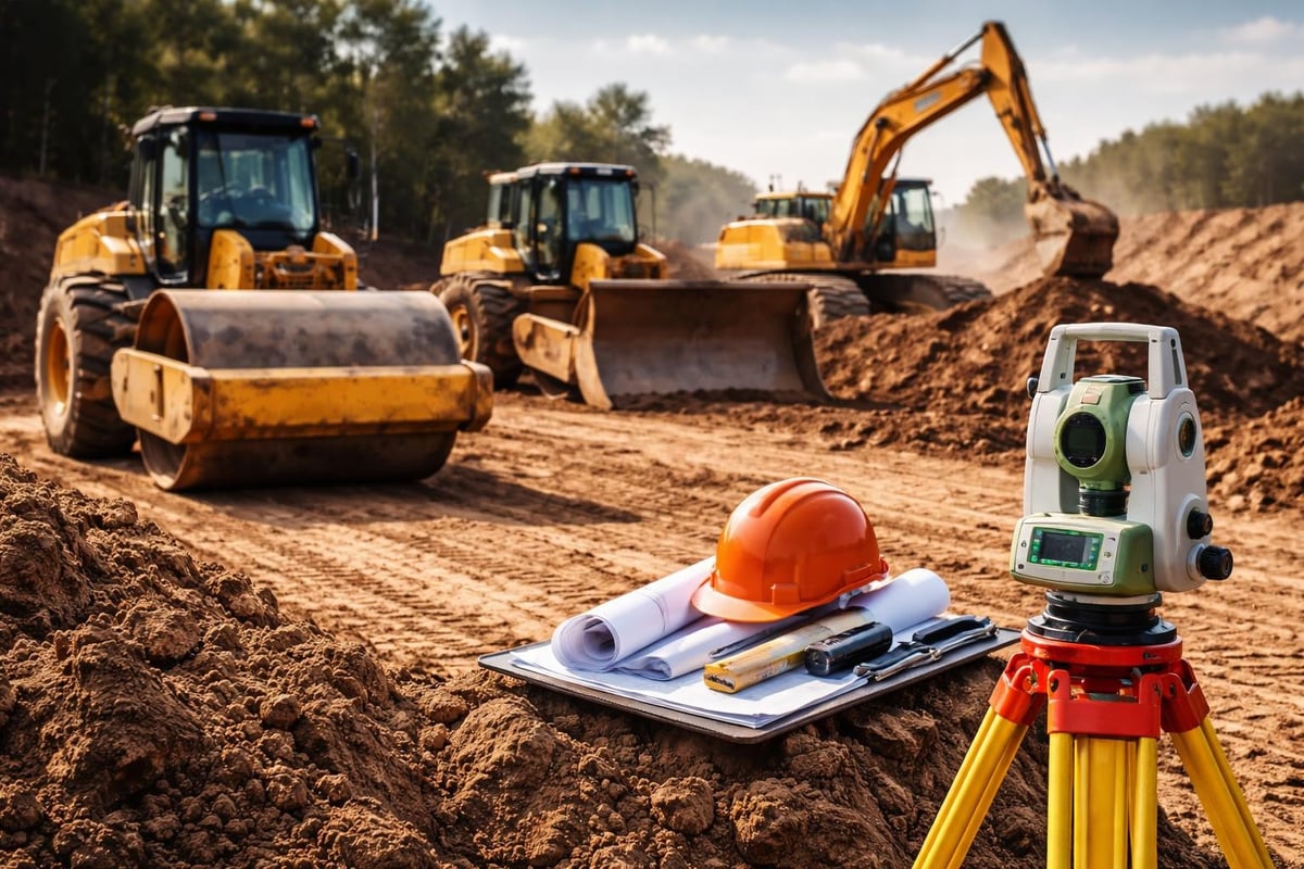 Equipment types for earthwork