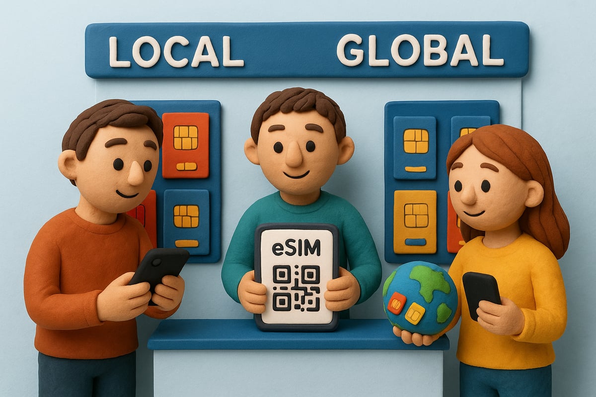 Local SIM Cards, eSIMs, and Global SIM Options